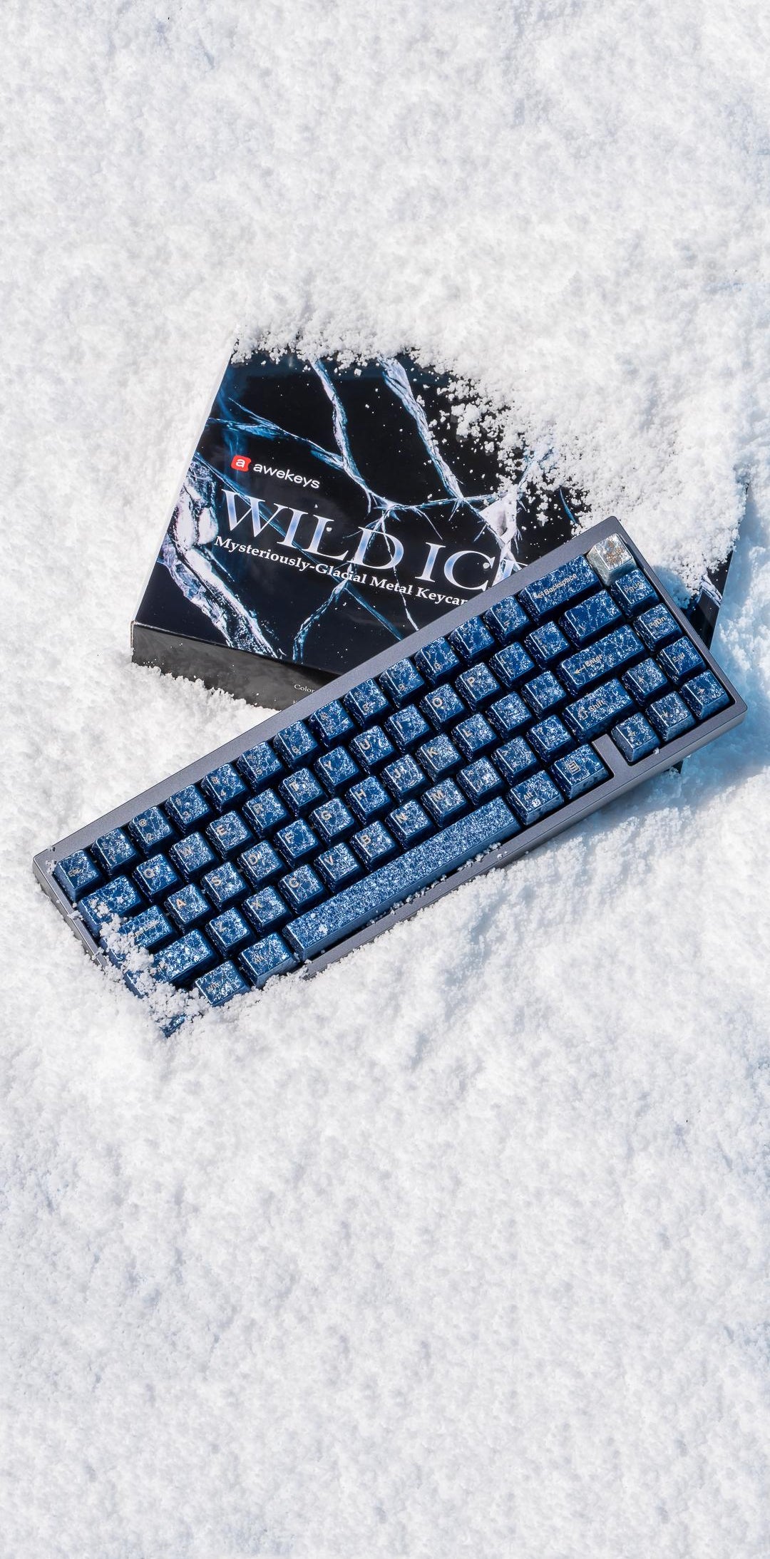 Awekeys Wild Ice Full Metal Keycaps Set - Group-Buy