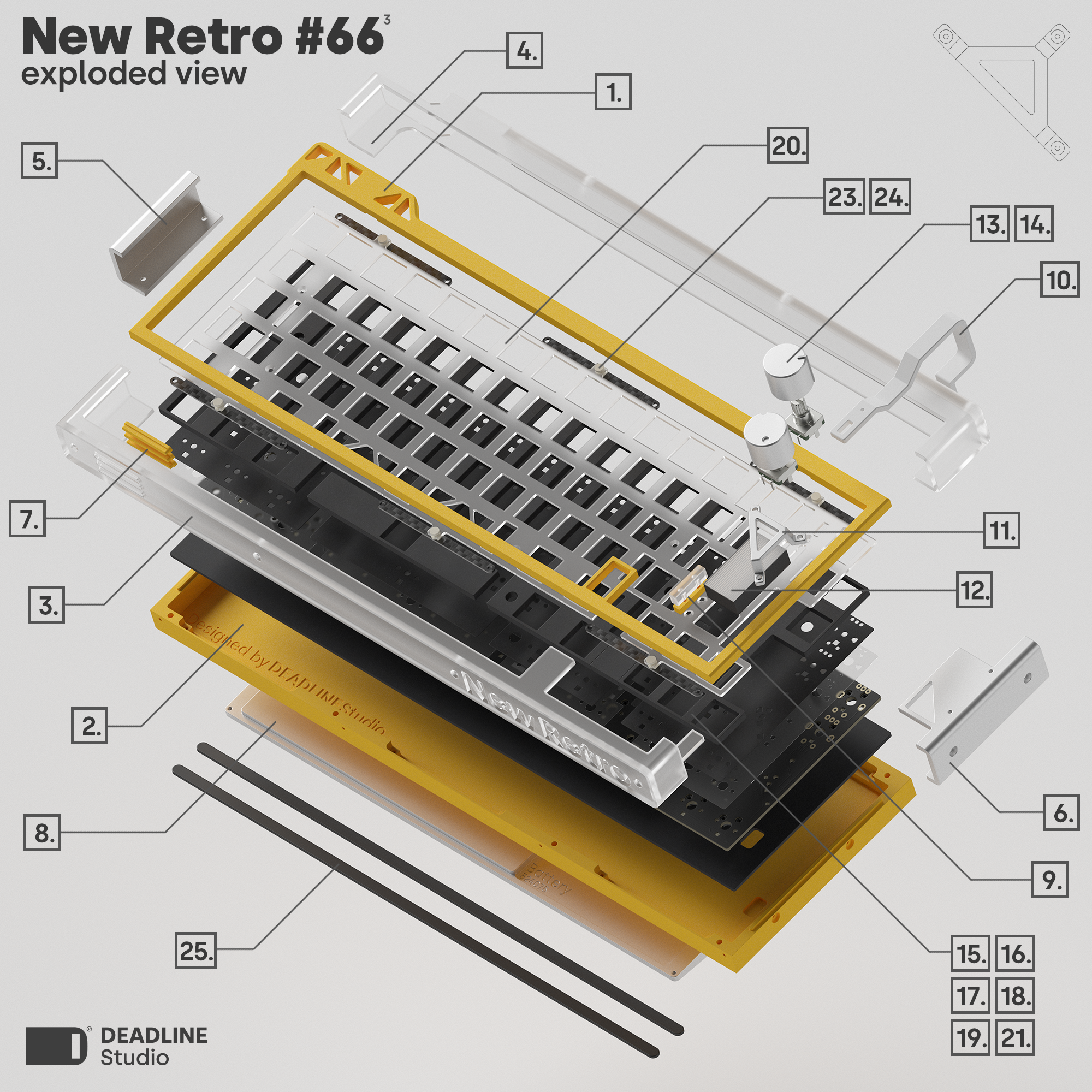 DEADLINE Studio NewRetro#66v3 Keyboard Kit - Group-Buy