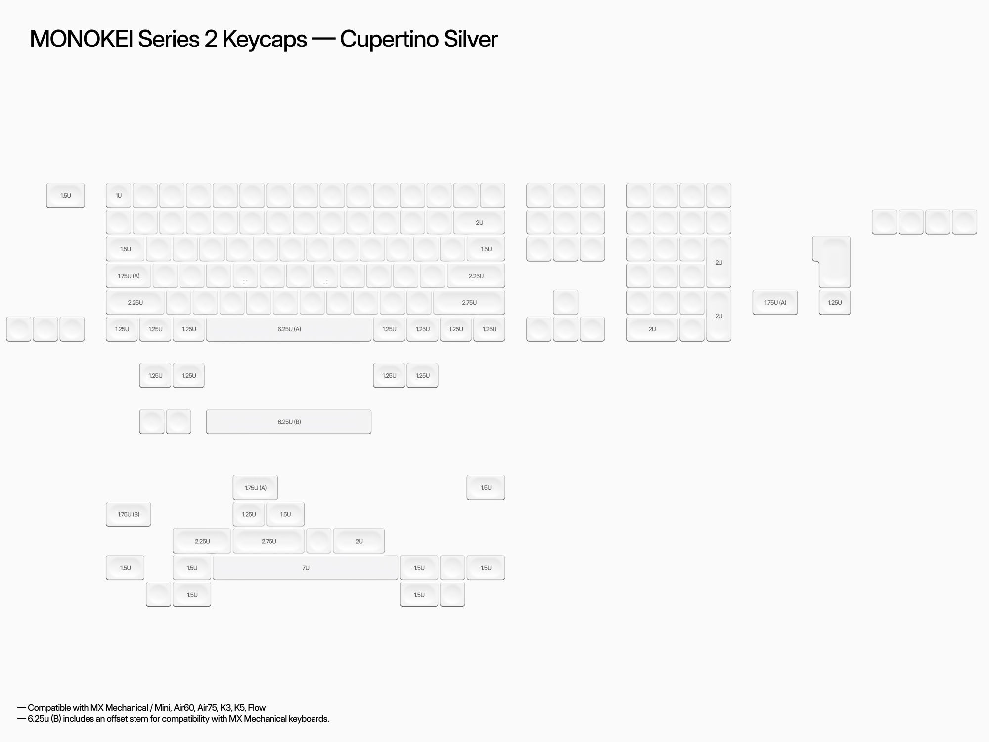 MONOKEI Series 2 Keycaps
