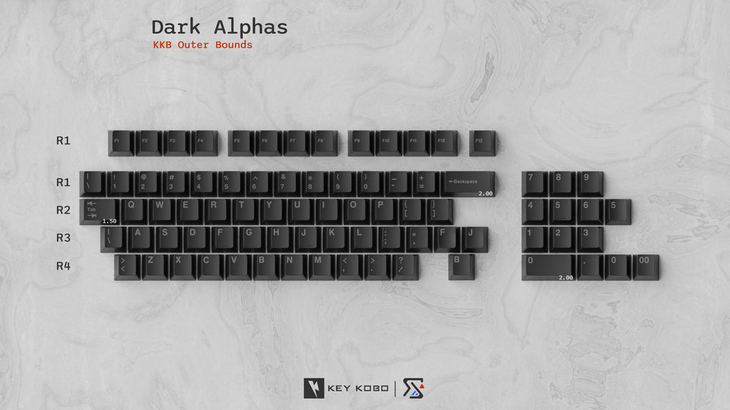 KKB Outer Bounds Keycaps