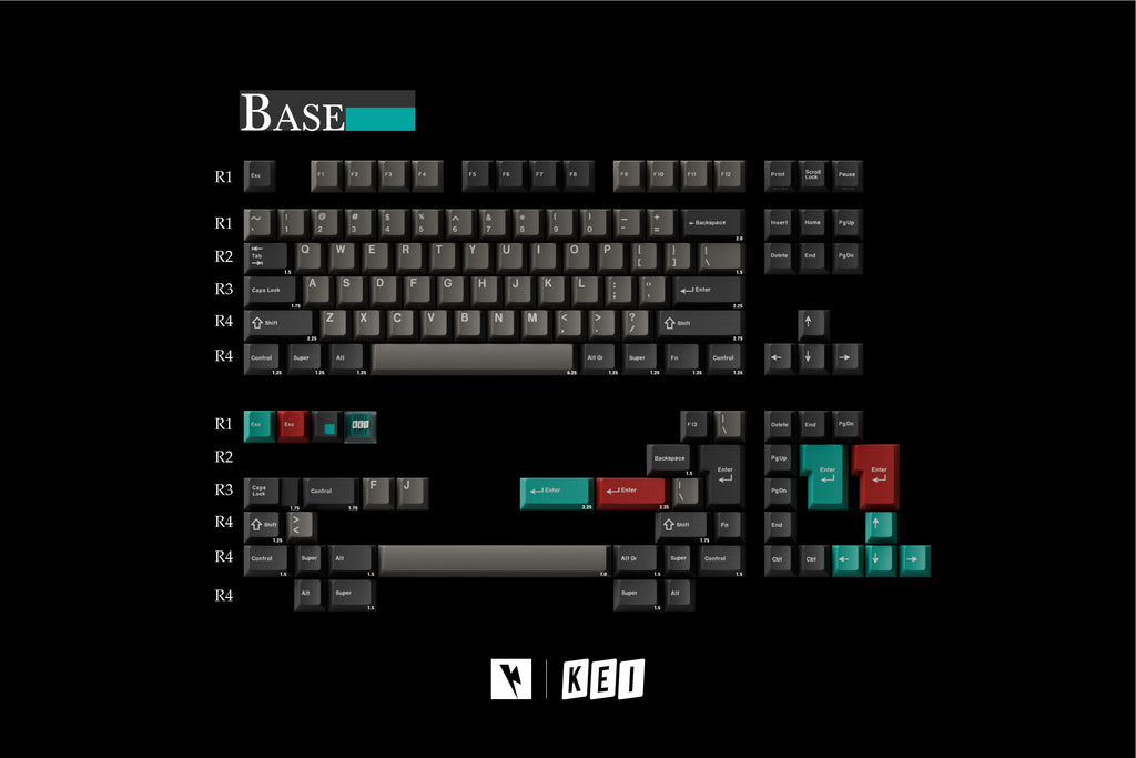 Keykobo Dolch Cadet Keycaps - Pre-Order