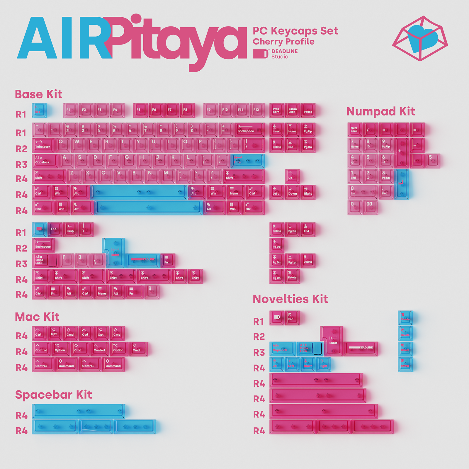 AIR-Pitaya Keycaps
