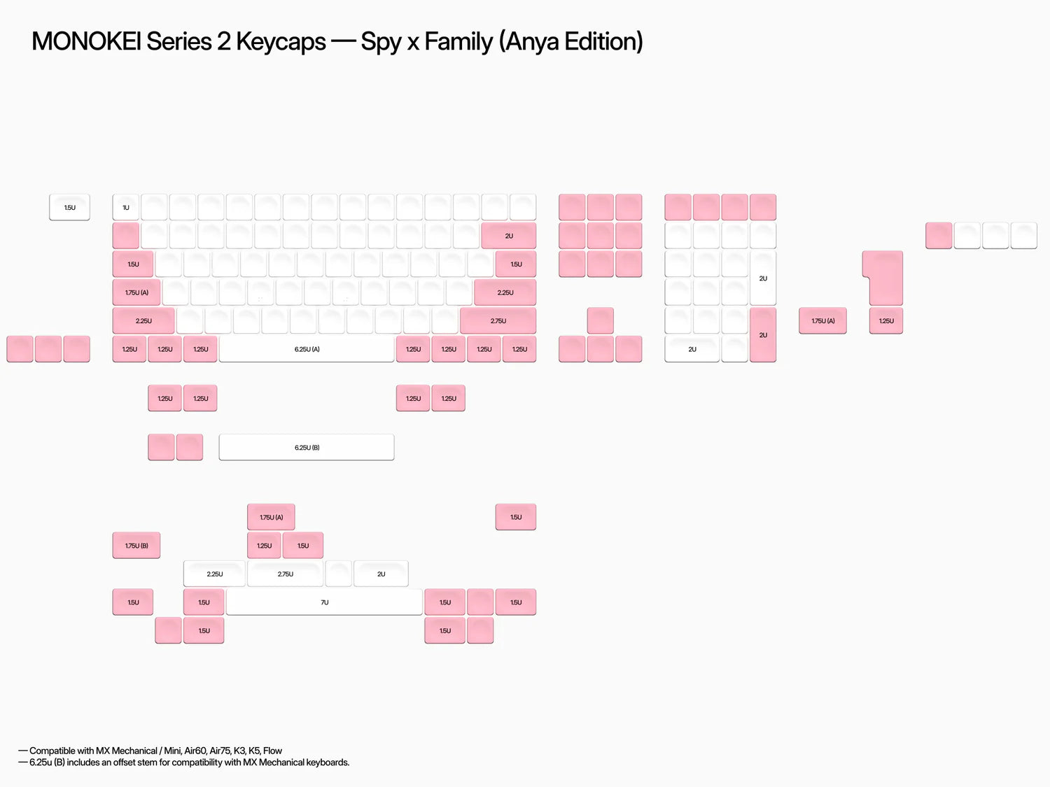 MONOKEI Series 2 Keycaps