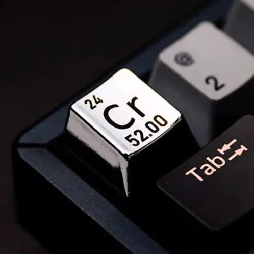 Periodic Table Metal Keycaps by Awekeys