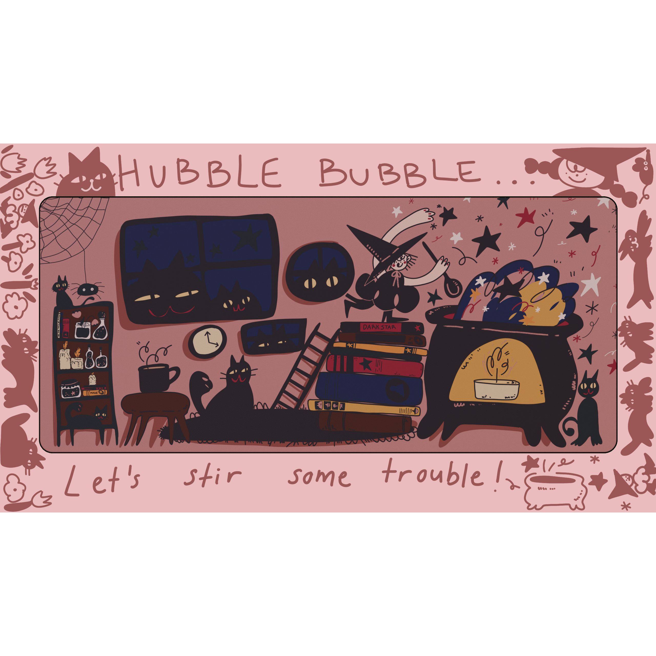Deskmat "Hubble Bubble"