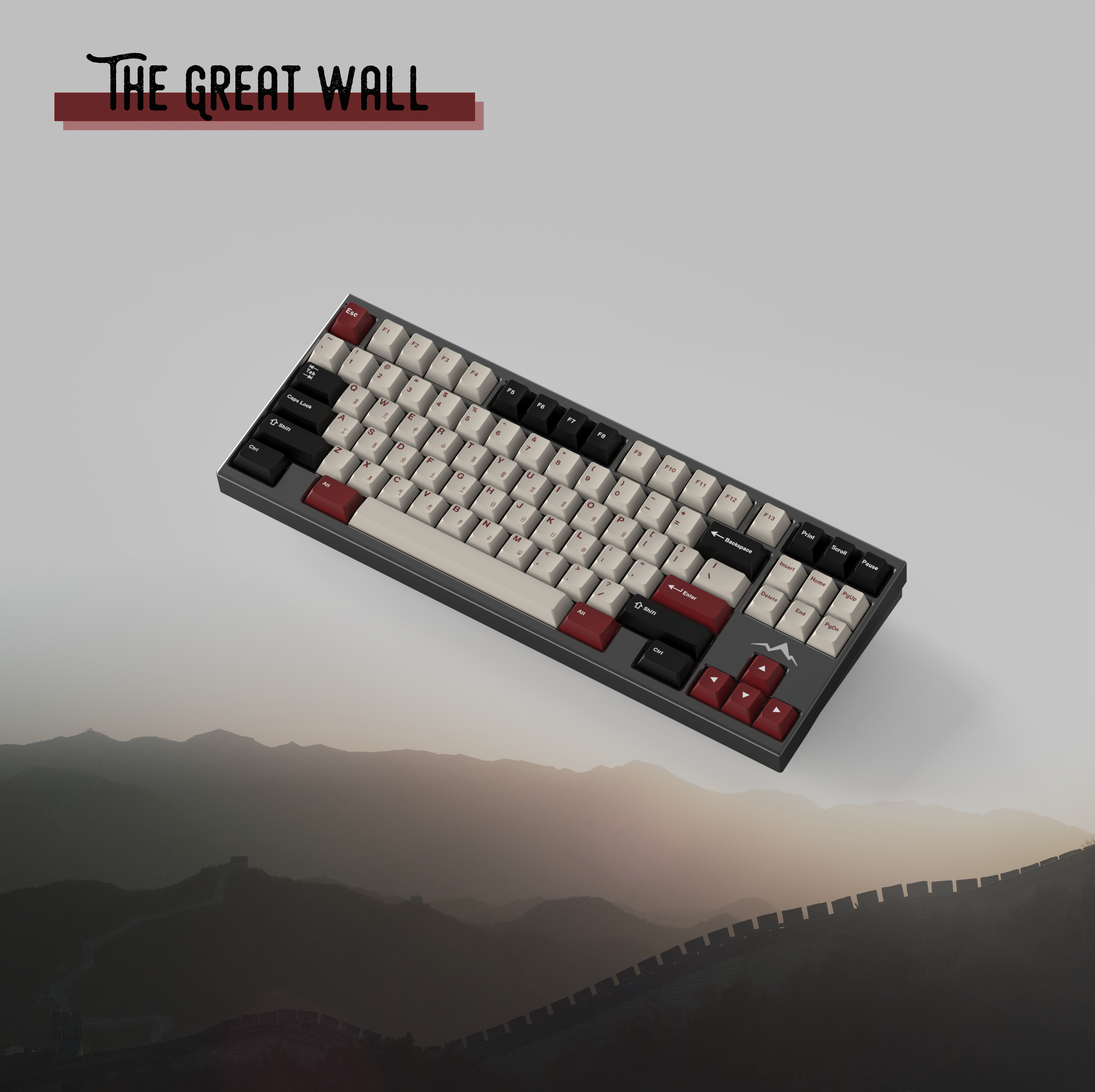 The Great Wall PBT Keycaps