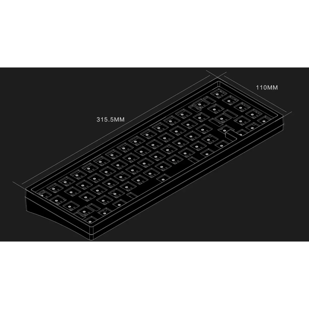 R4 KBD67 Lite - BT65 - 65% Bluetooth PCB