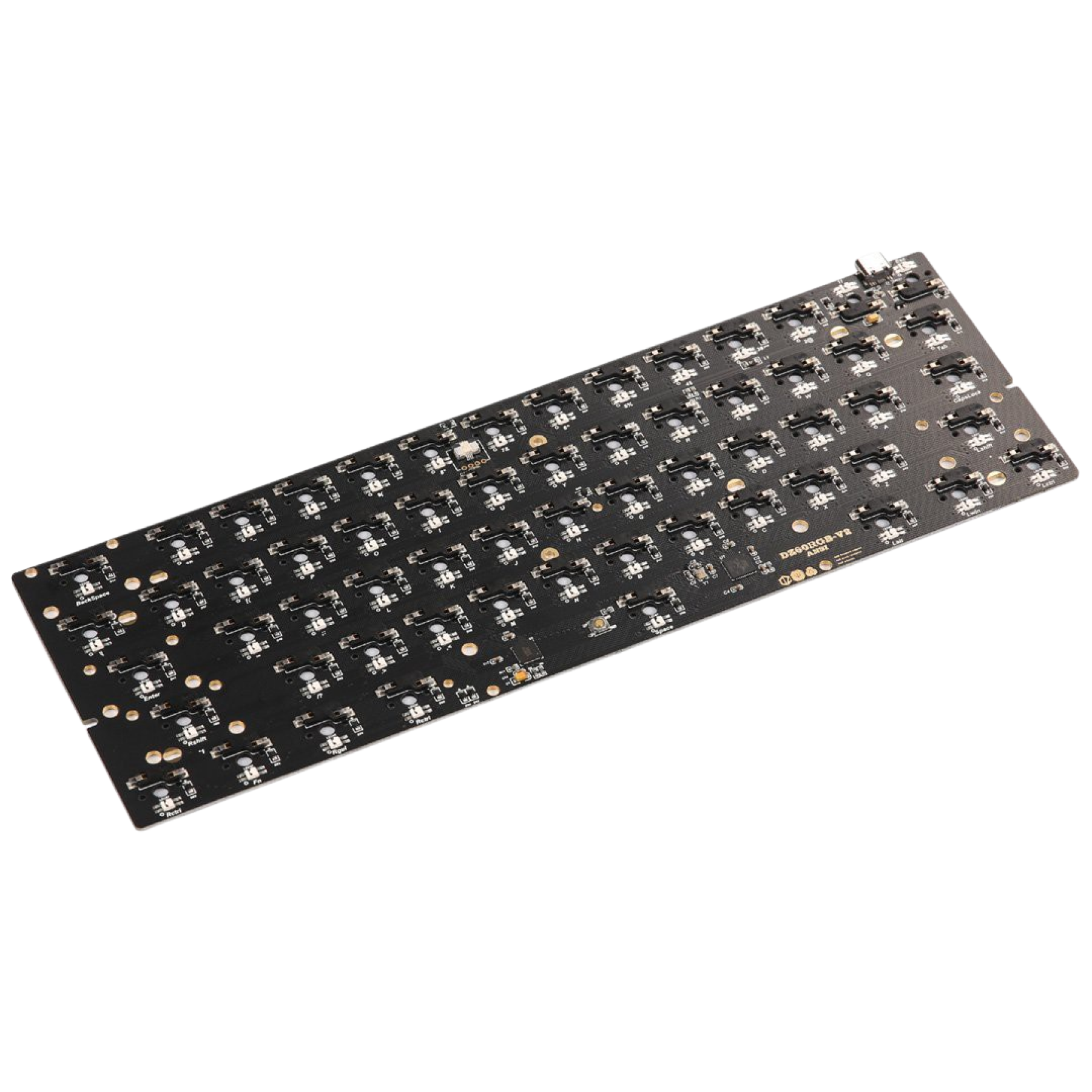 60% DZ60RGB-ANSI v2 Hot Swap Mechanical Keyboard PCB
