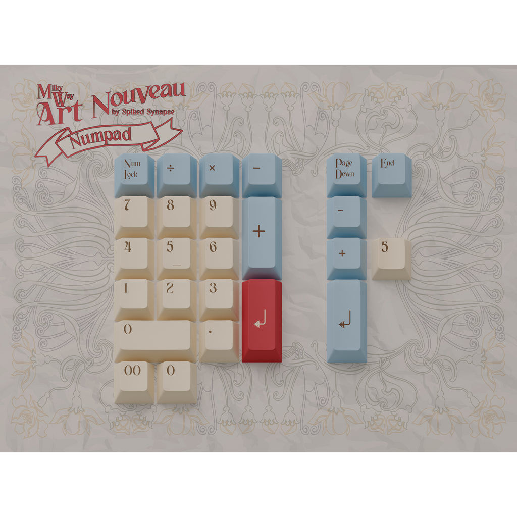 MW Art Nouveau Keycaps