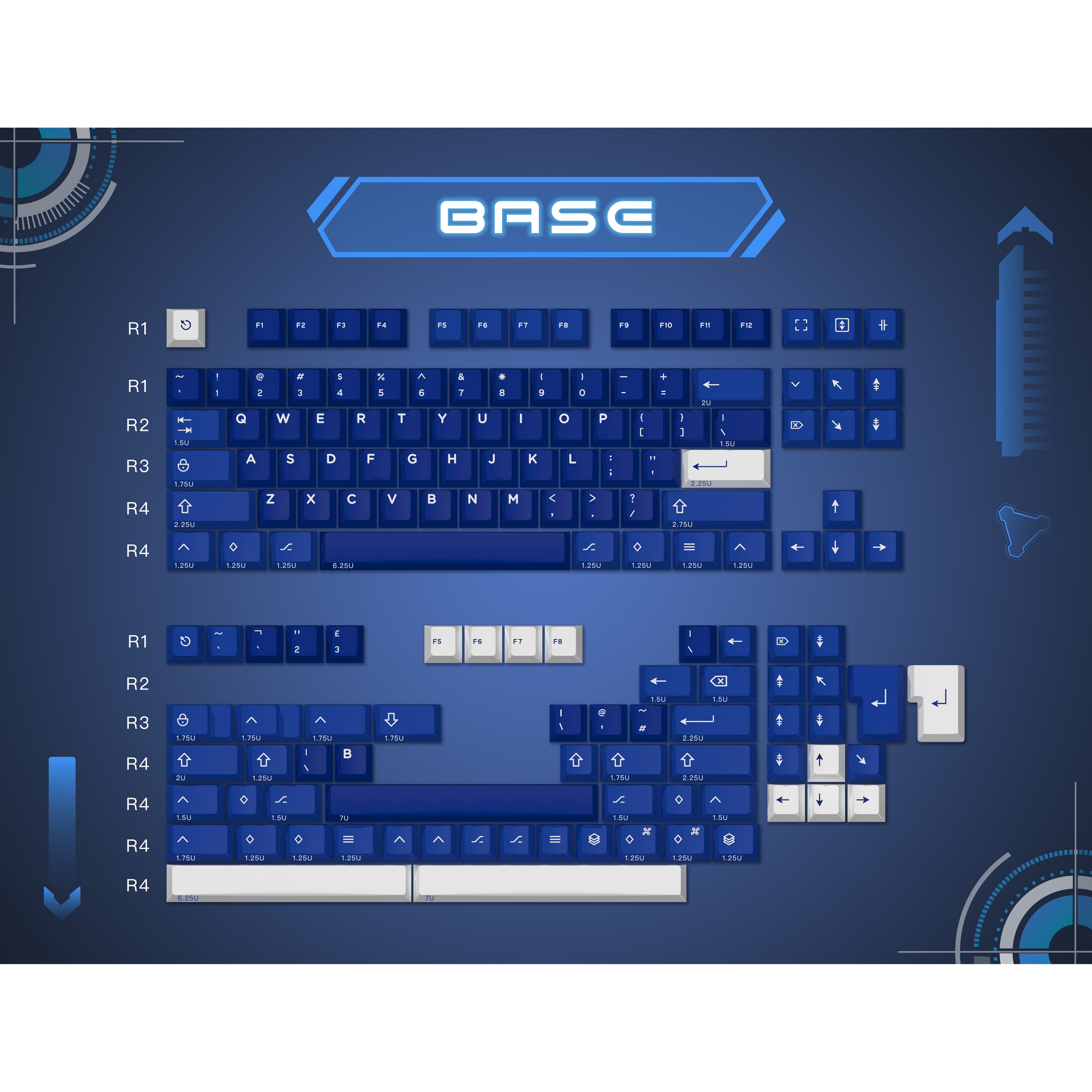 Zero-G Studio X DMK ABS Keycaps "THIRD SPACE"