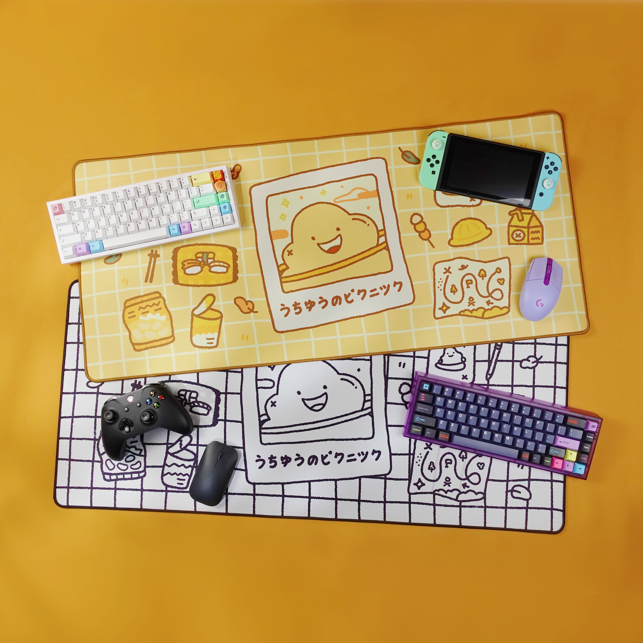 うちゅうのピクニック(uchu no pikuniku) Deskmat