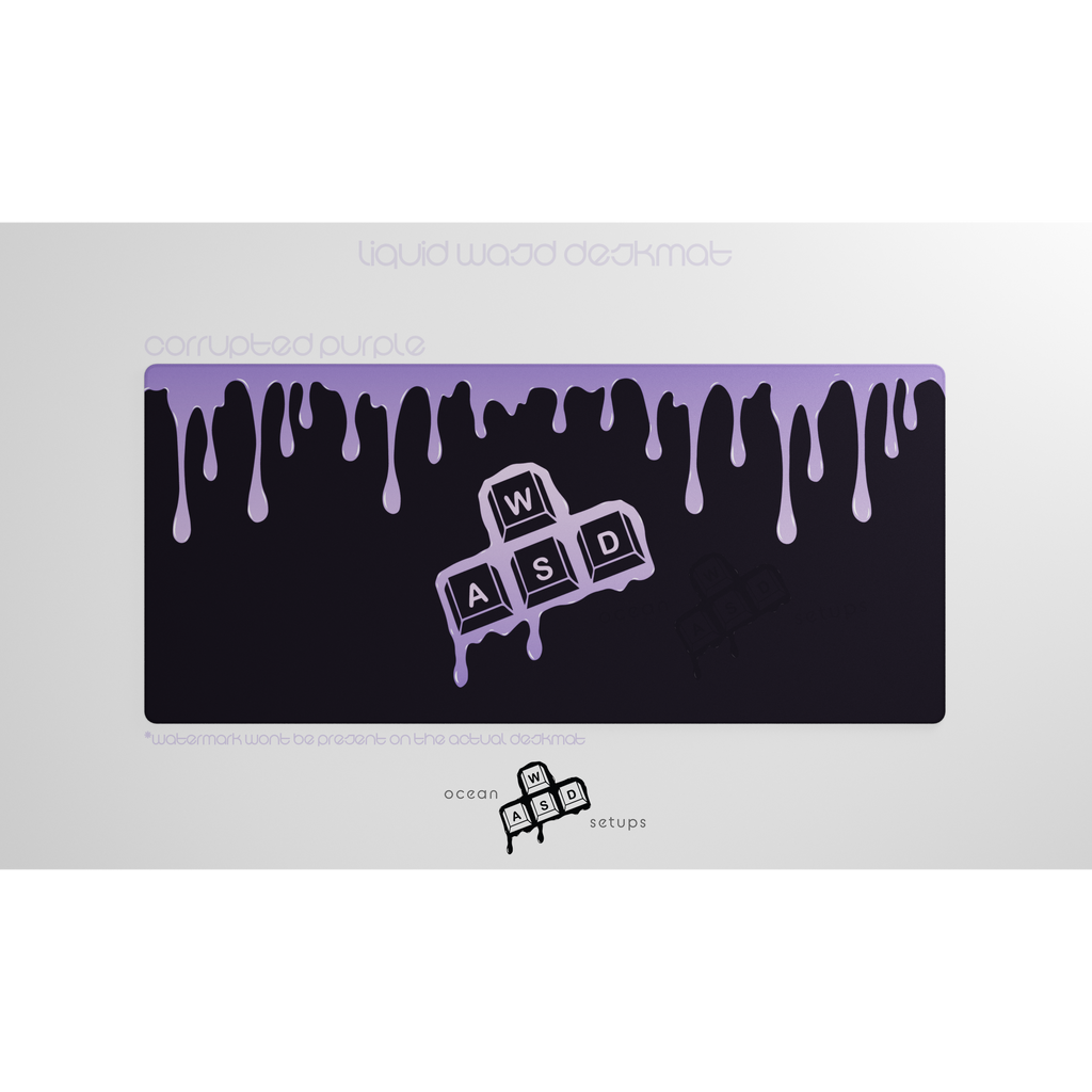 "Liquid WASD" Deskmat