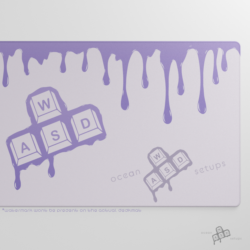 "Liquid WASD" Deskmat