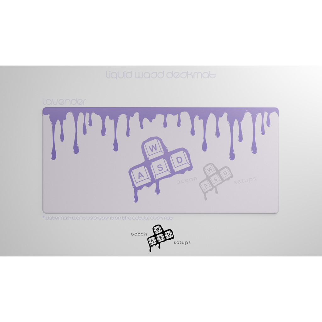 "Liquid WASD" Deskmat