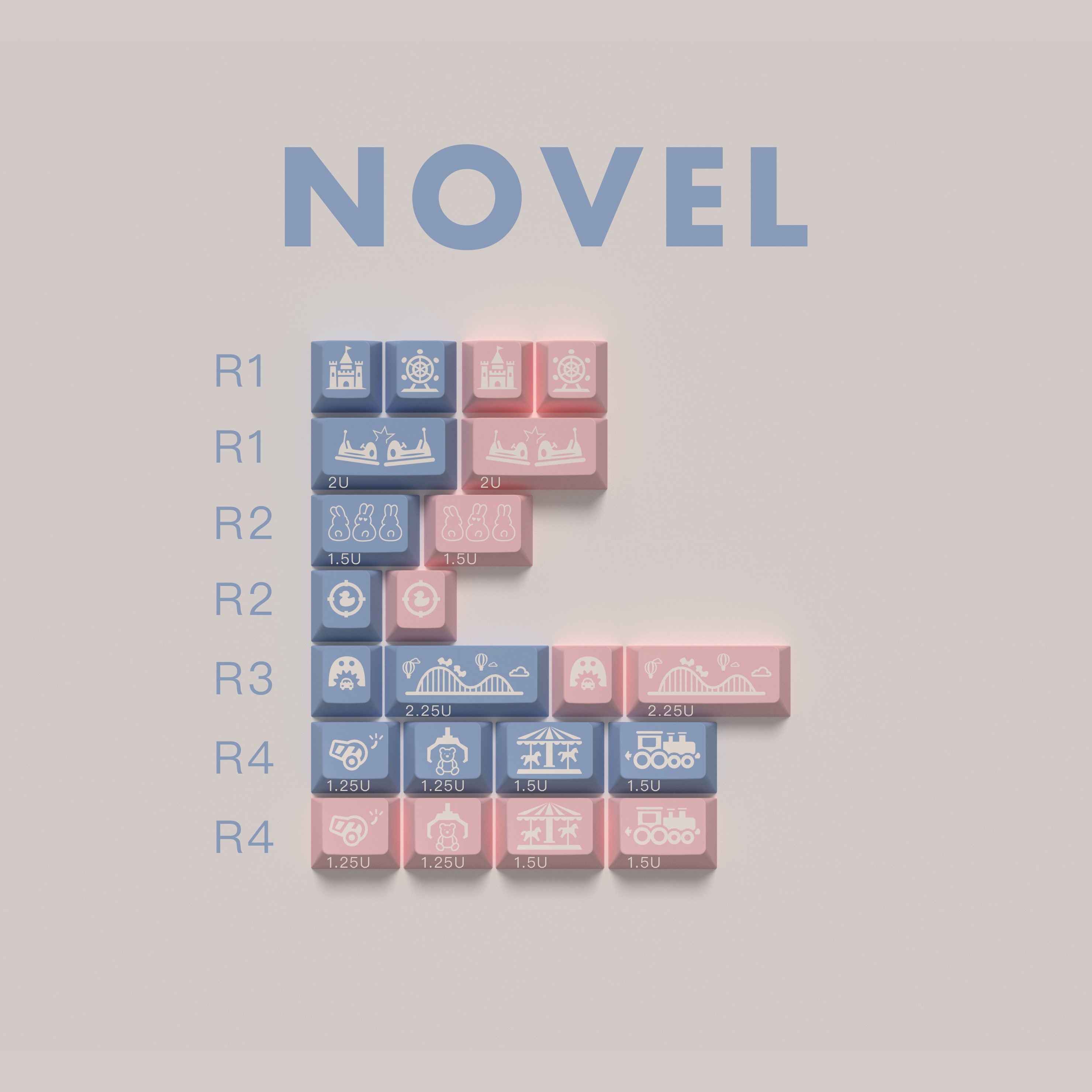 Zero-G “Fantasy Land” Keycap Set