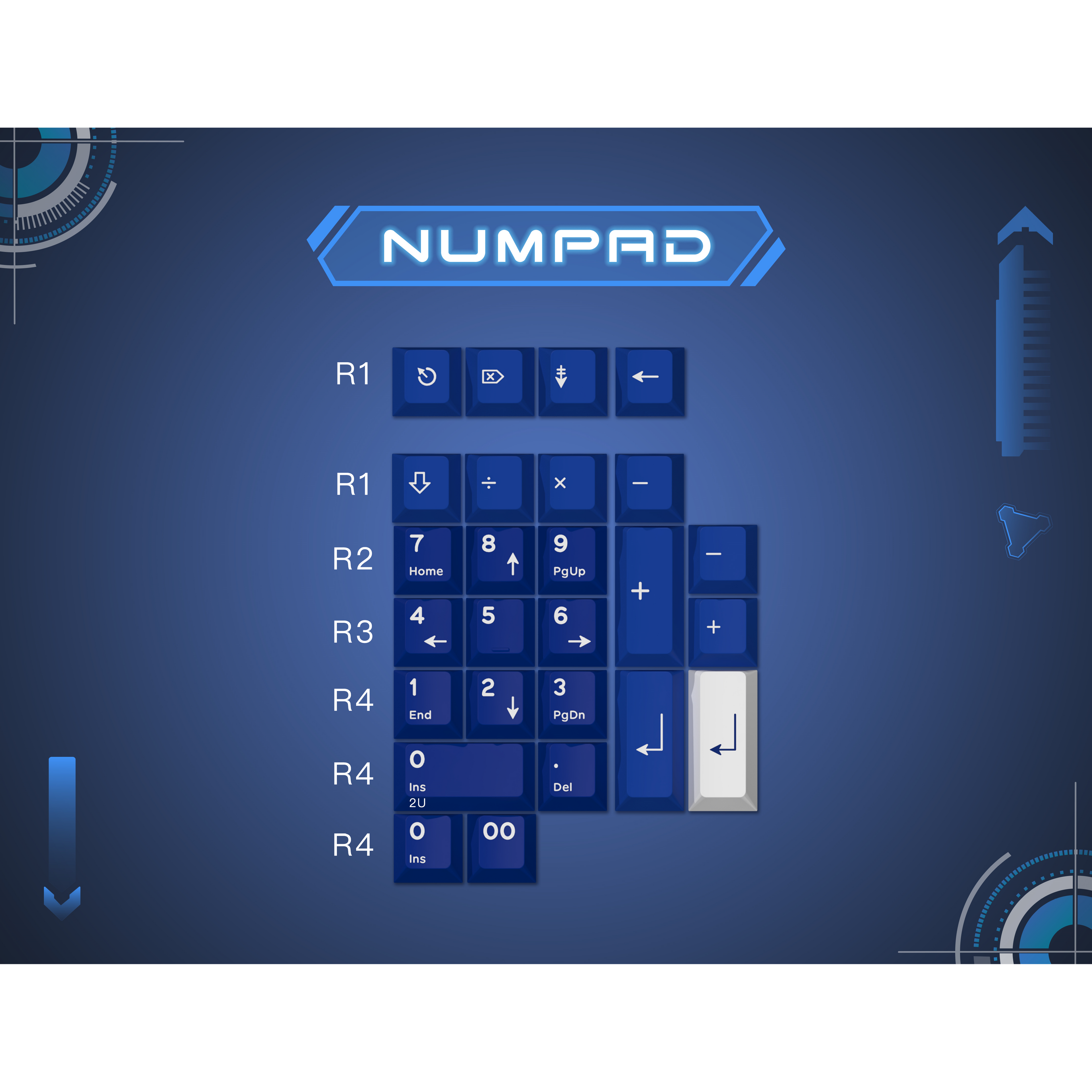 Zero-G Studio X DMK ABS Keycaps "THIRD SPACE"