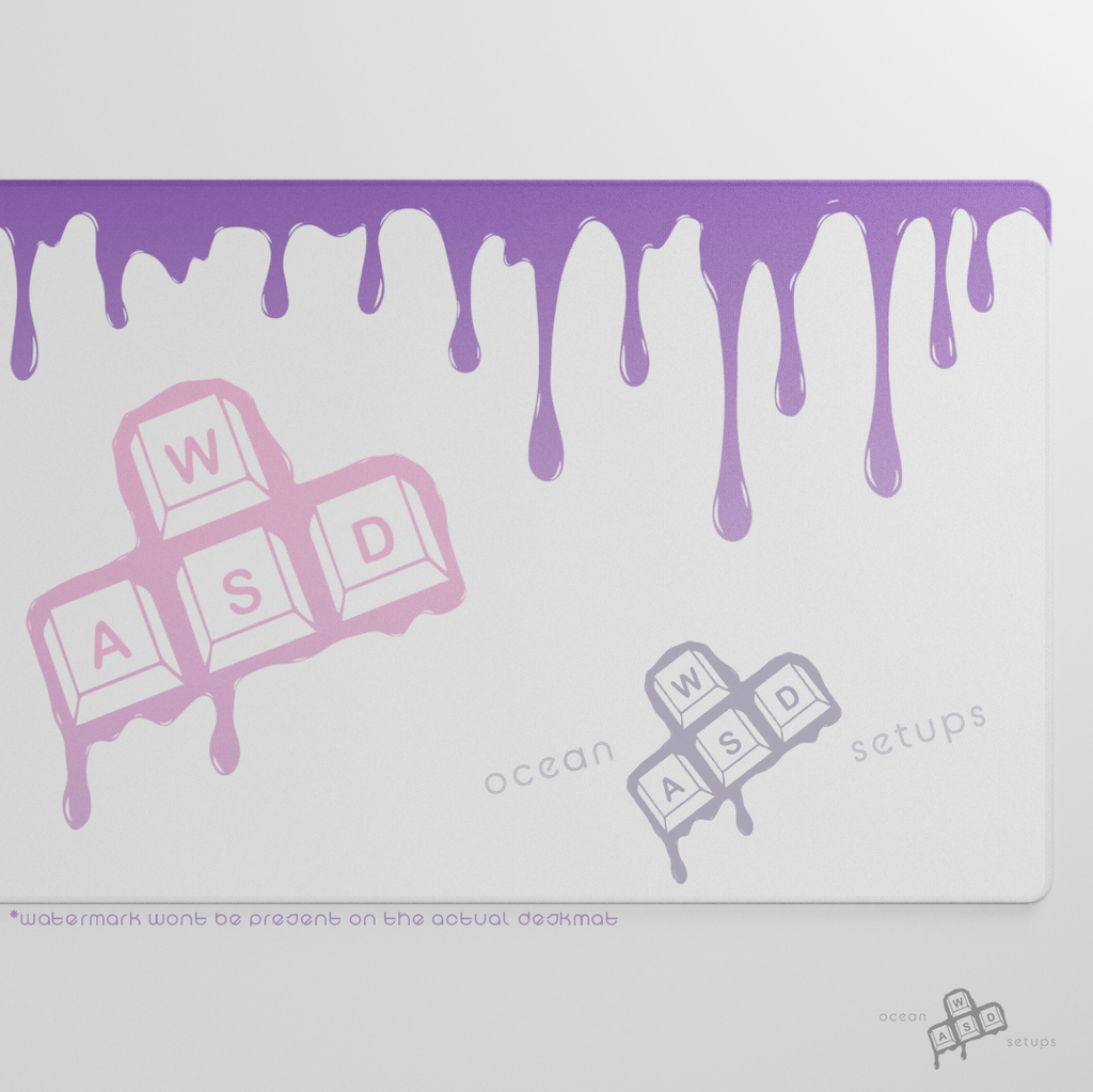 "Liquid WASD" Deskmat