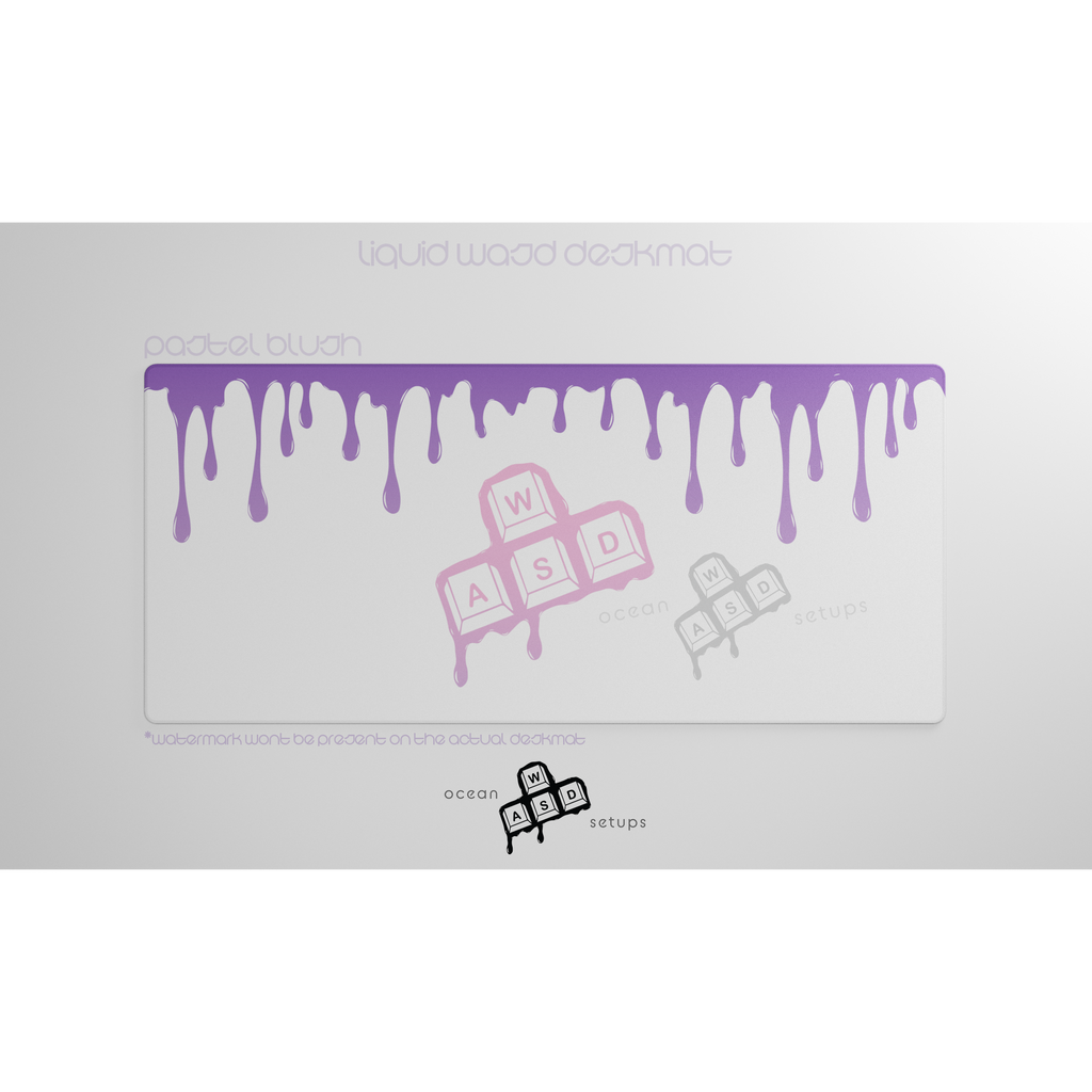 "Liquid WASD" Deskmat