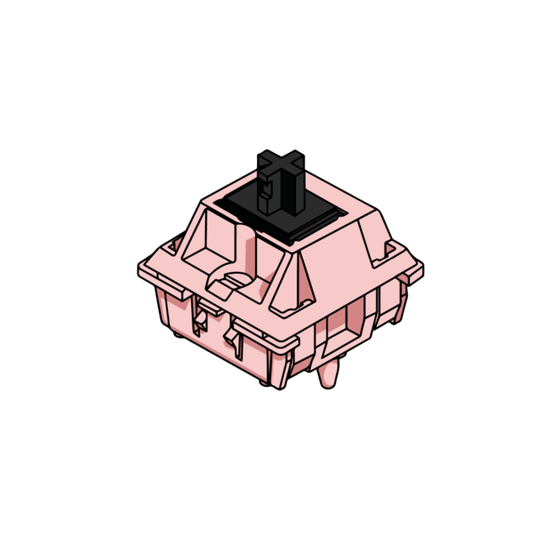 Cow Linear Switches (Non-Uhmwpe Ver.) / 10pcs