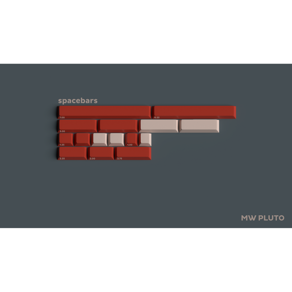 MW Pluto Keycaps